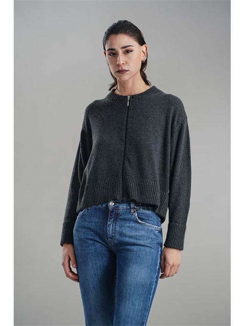 Cardigan in misto lana brand unique | BUW24612STRET